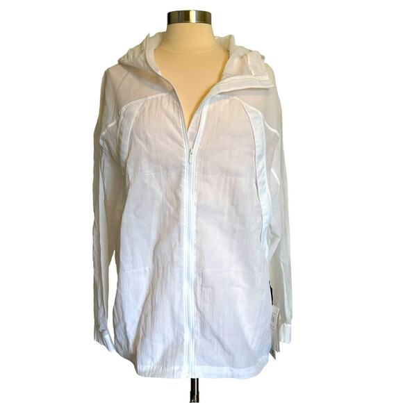 Lululemon Clear Intention Jacket in White NWT Size 10 - Picture 2 of 16